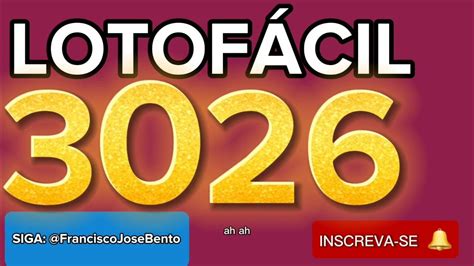 resultado lotofacil 3026